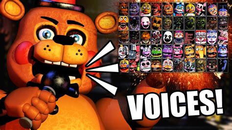 ultimate custom night voice actors|ultimate custom night all voices.